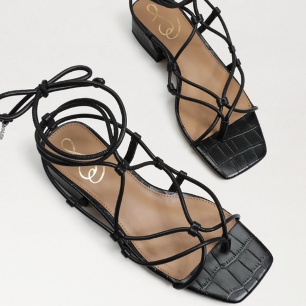 SOLD: Sam Edelman Black Strappy Sandals